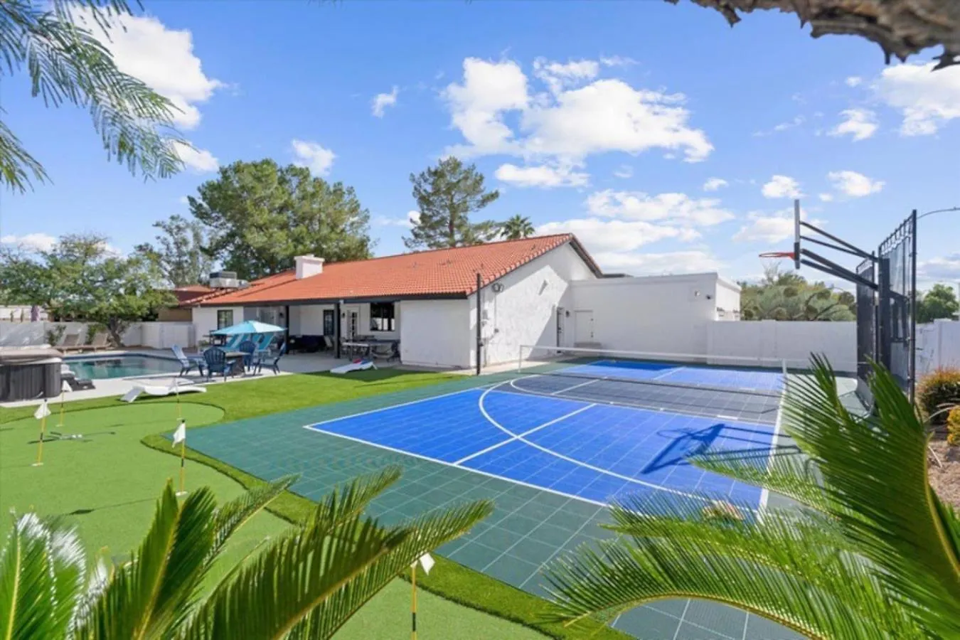 Pickleball-Basketball-Heatedpool-Spa-2 Primary Brs Phoenix